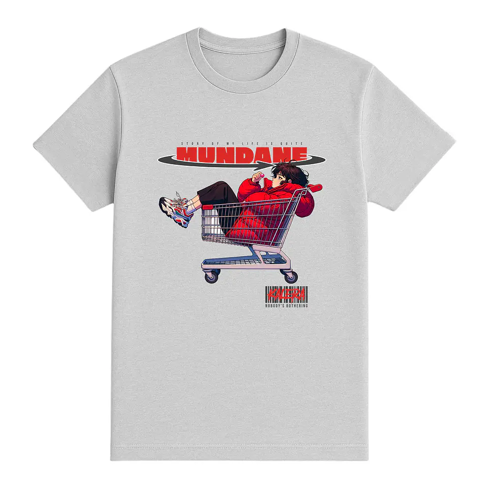 Camiseta Japón/anime – Mundane: Rutina Existencial 1