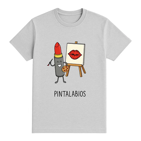Camiseta divertida – Pintalabios Artista