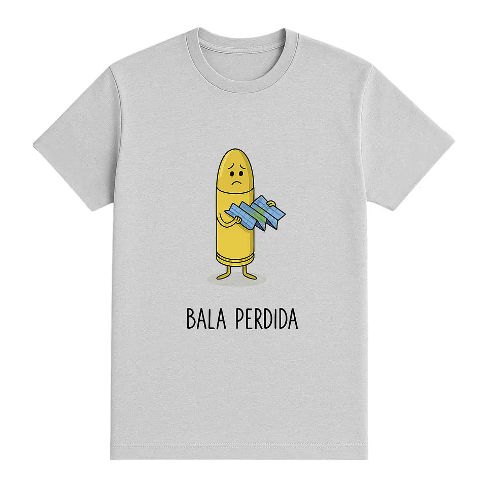 Camiseta divertida – Bala Perdida 1
