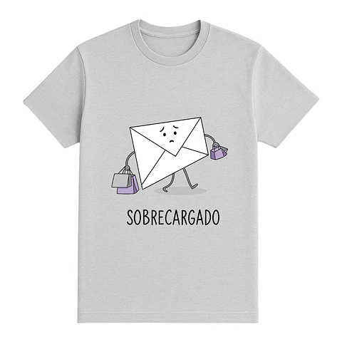 Camiseta divertida – Sobrecargado