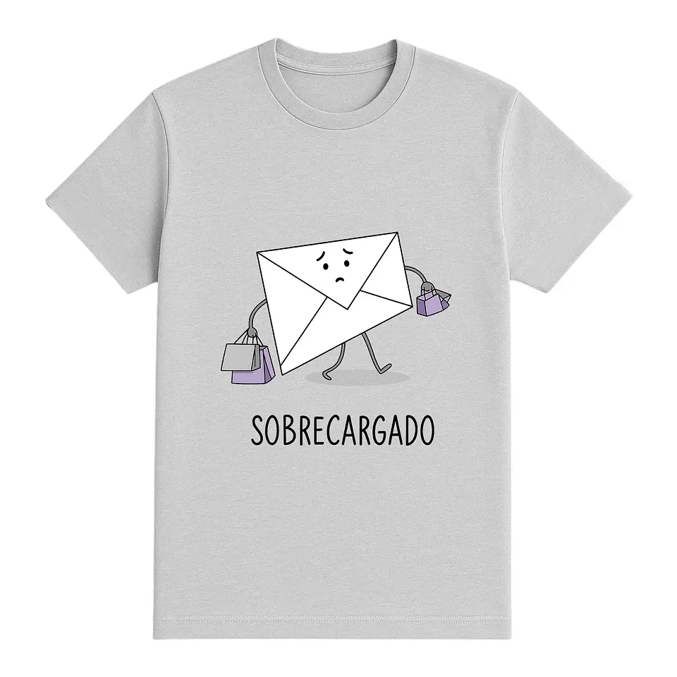 Camiseta divertida – Sobrecargado 1