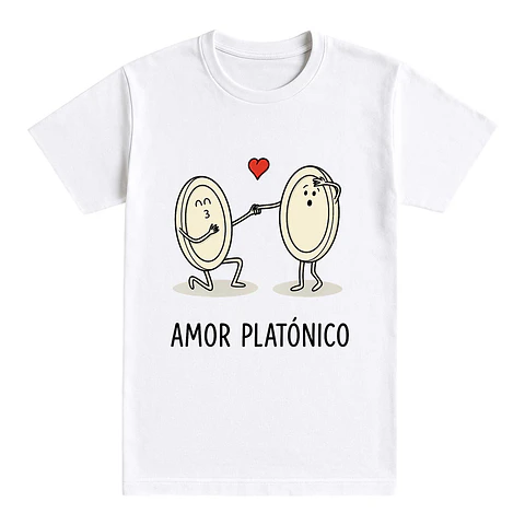 Camiseta divertida – Amor Platónico
