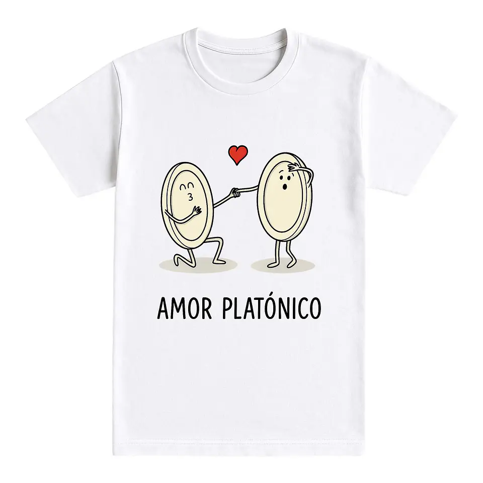 Camiseta divertida – Amor Platónico 1