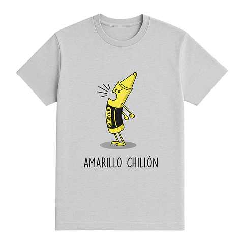 Camiseta divertida – Amarillo Chillón