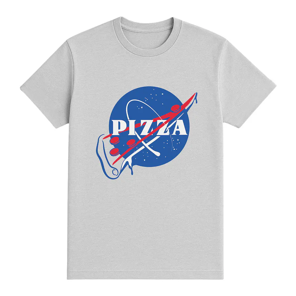 Camiseta meme – Pizza espacial 1