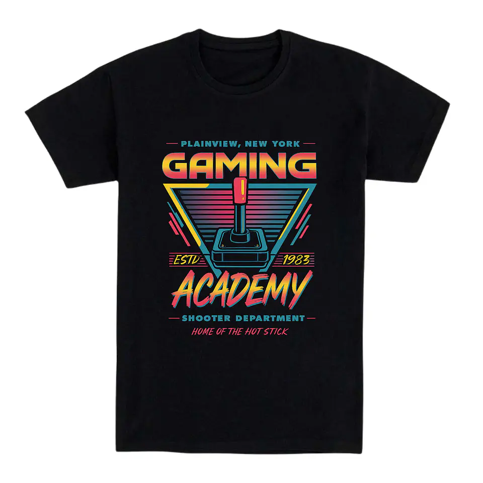 Camiseta retro – Gaming Academy 1