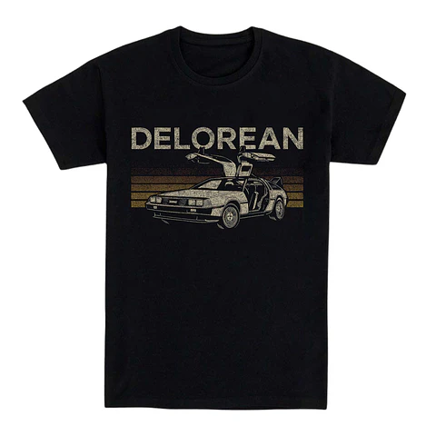 Camiseta retro – Delorean vintage