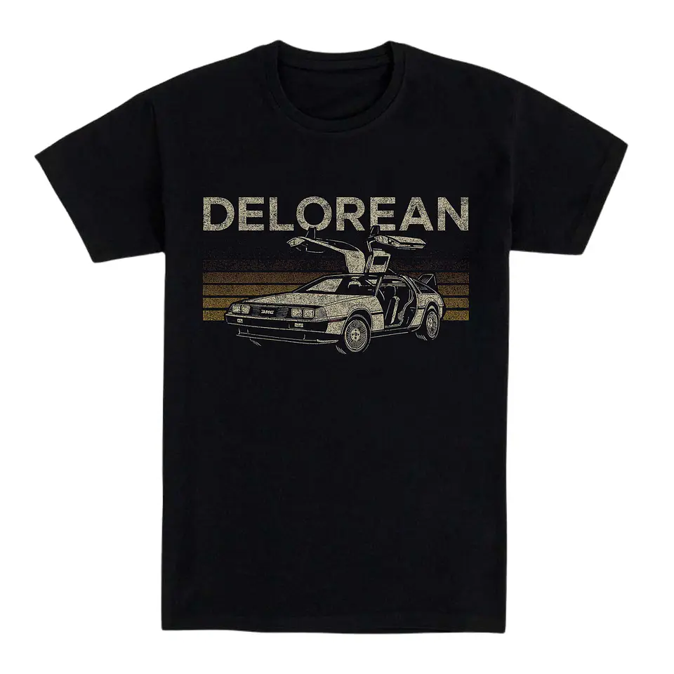Camiseta retro – Delorean vintage 1
