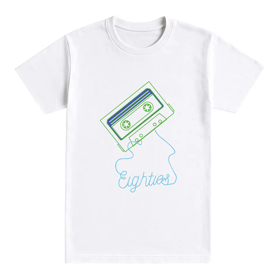 Camiseta retro – Eighties Cassette 1