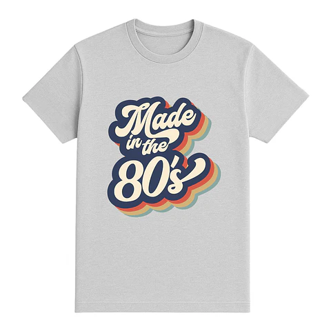 Camiseta retro – Made in the 80's