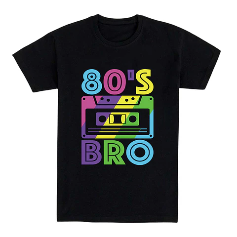 Camiseta retro – 80’s Bro