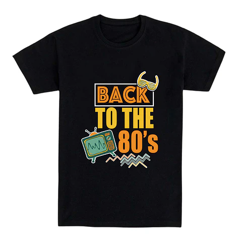 Camiseta retro – Back to the 80’s TV Edition