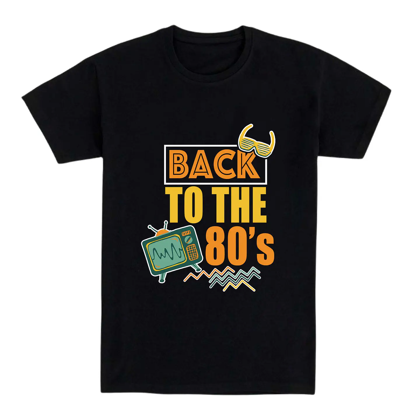Camiseta retro – Back to the 80’s TV Edition 1
