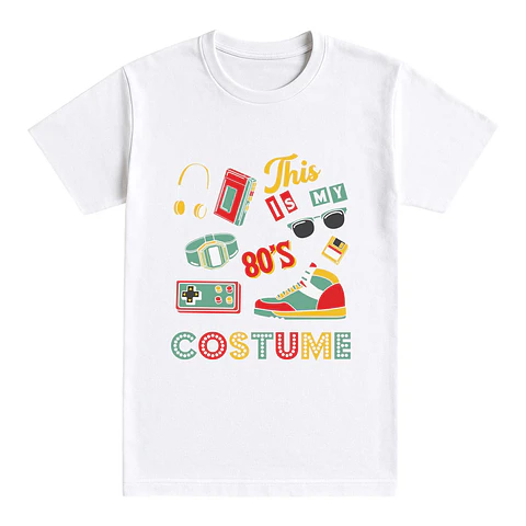 Camiseta retro – This is my 80’s costume