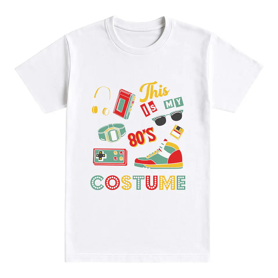 Camiseta retro – This is my 80’s costume 1