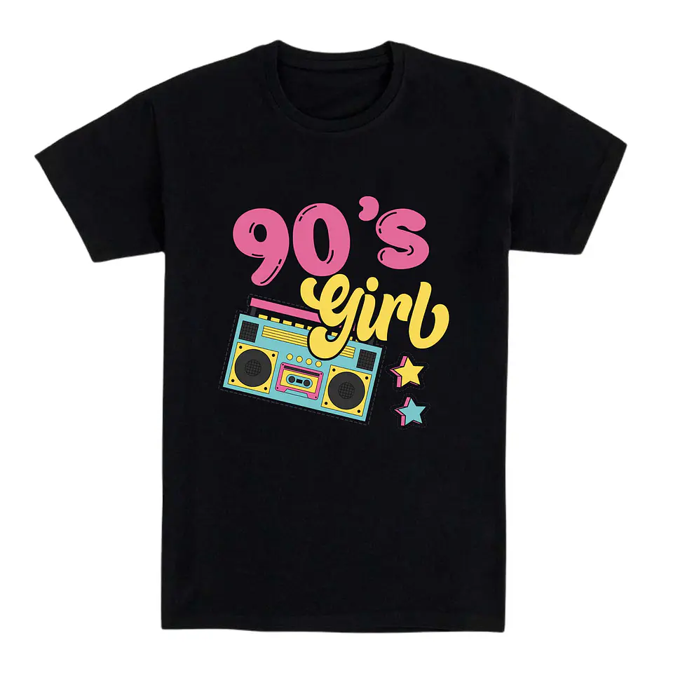 Camiseta retro – 90’s Girl 1