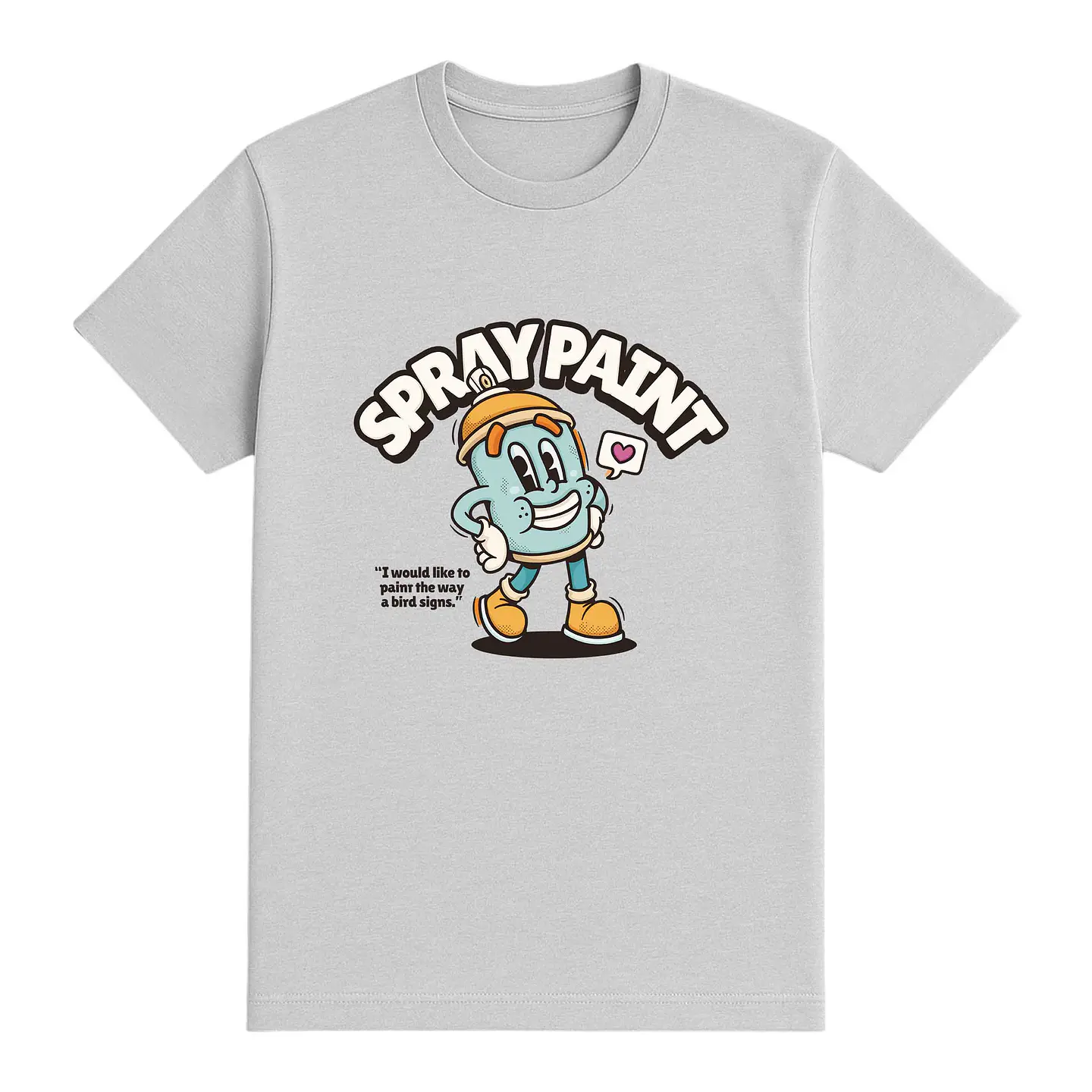 Camiseta retro – Spray Paint 1