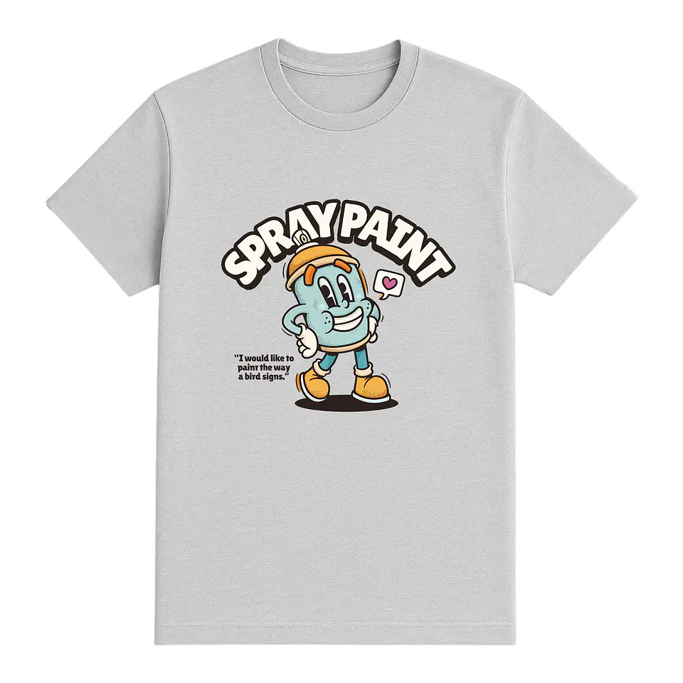 Camiseta retro – Spray Paint 1