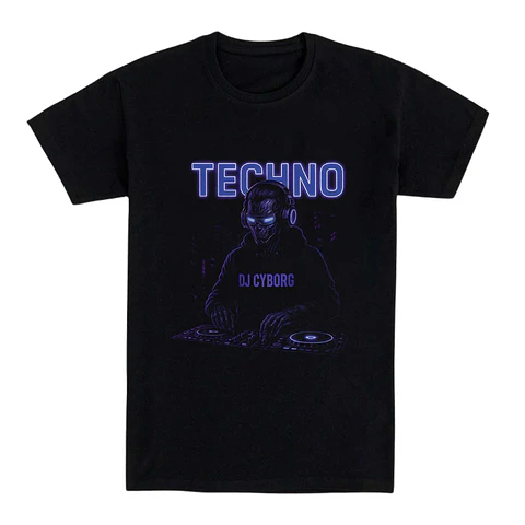 Camiseta techno – DJ Cyborg