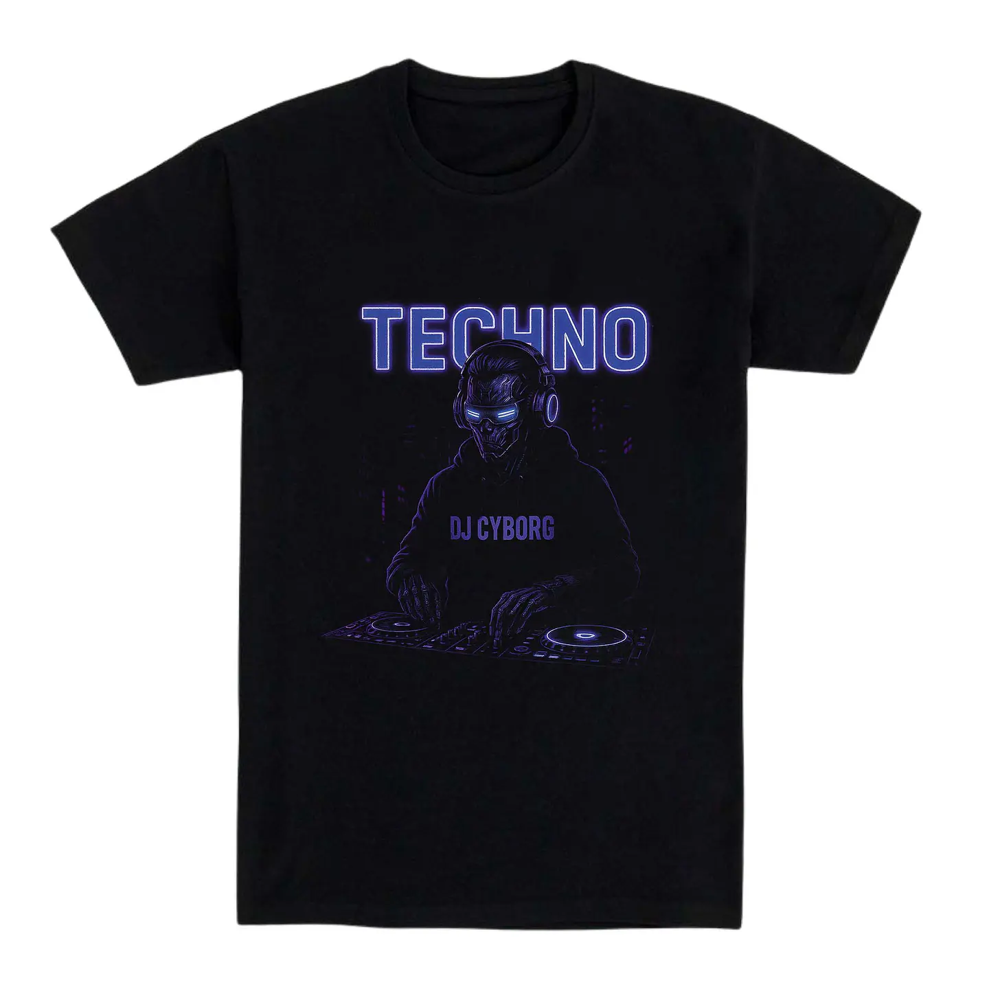 Camiseta techno – DJ Cyborg 1