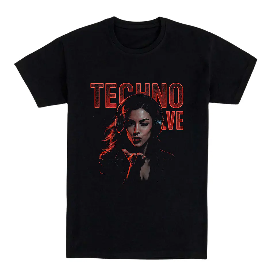Camiseta techno – Techno Love 1