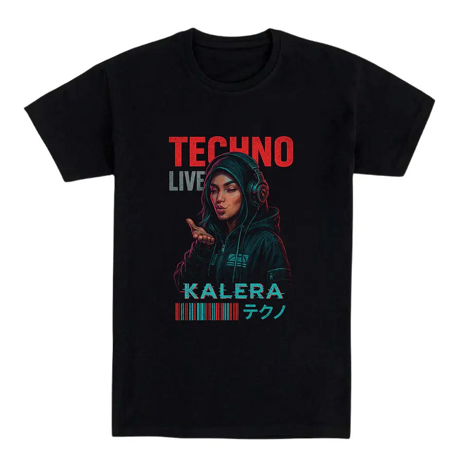 Camiseta techno – Kalera Live 1