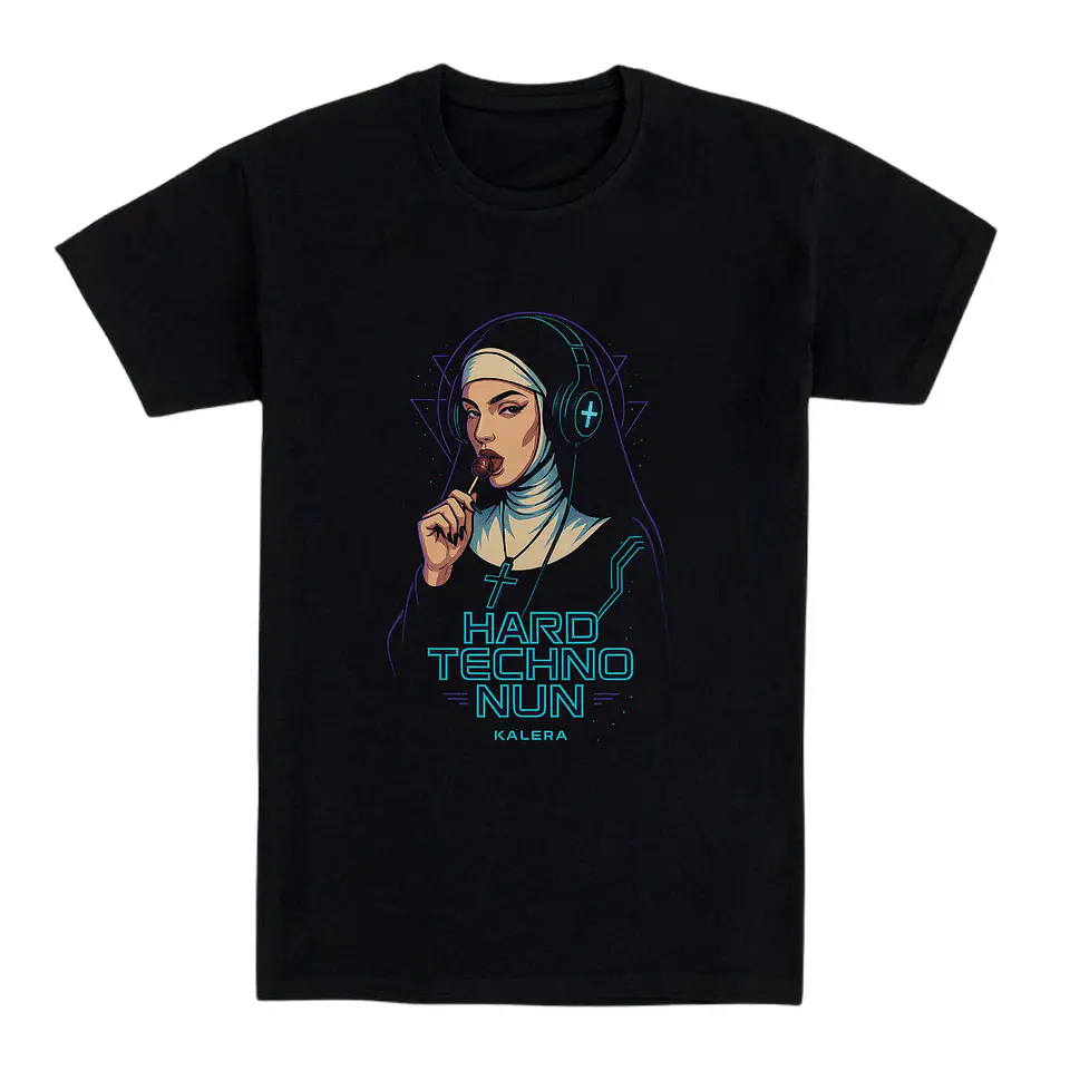 Camiseta techno – Hard Techno Nun 1