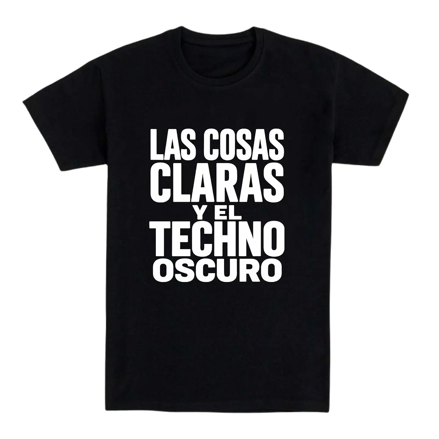Camiseta techno – Las cosas claras y el techno oscuro 1