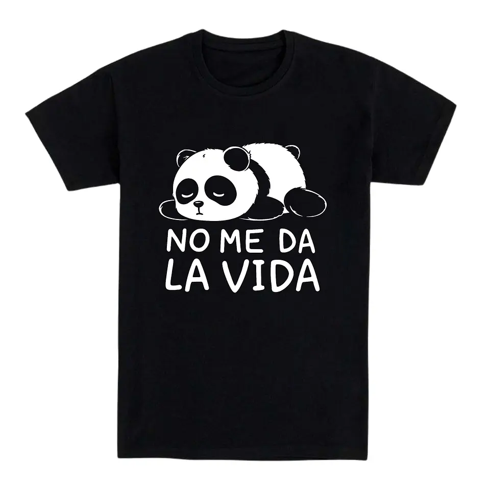 Camiseta no me da la vida – Panda agotado 1