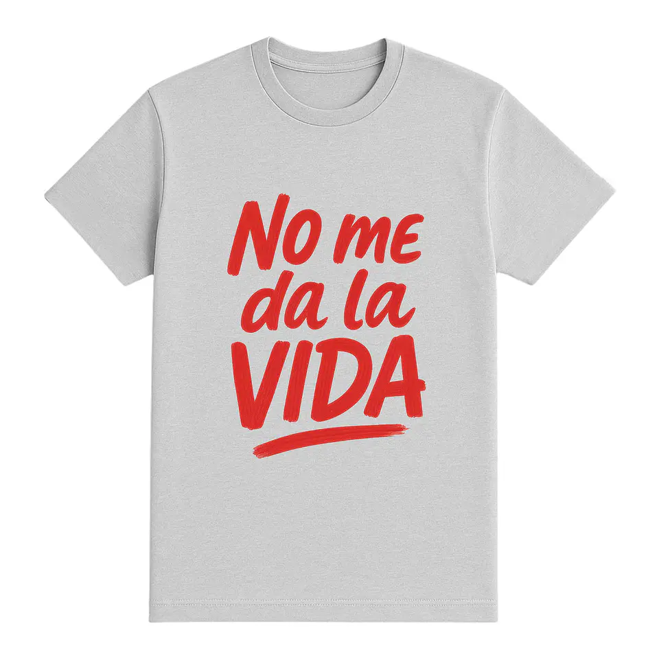 Camiseta no me da la vida – Edición color brush 1