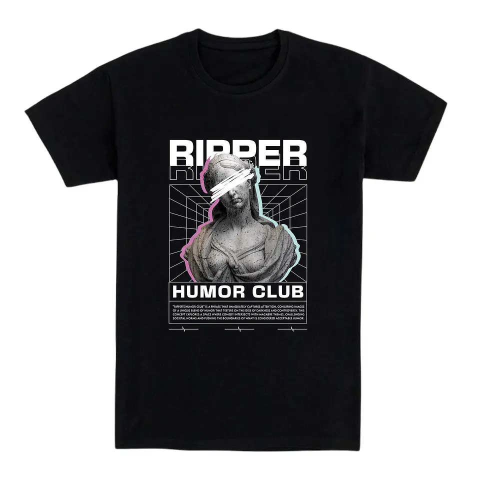 Camiseta aesthetic – Humor Club Ripper 1