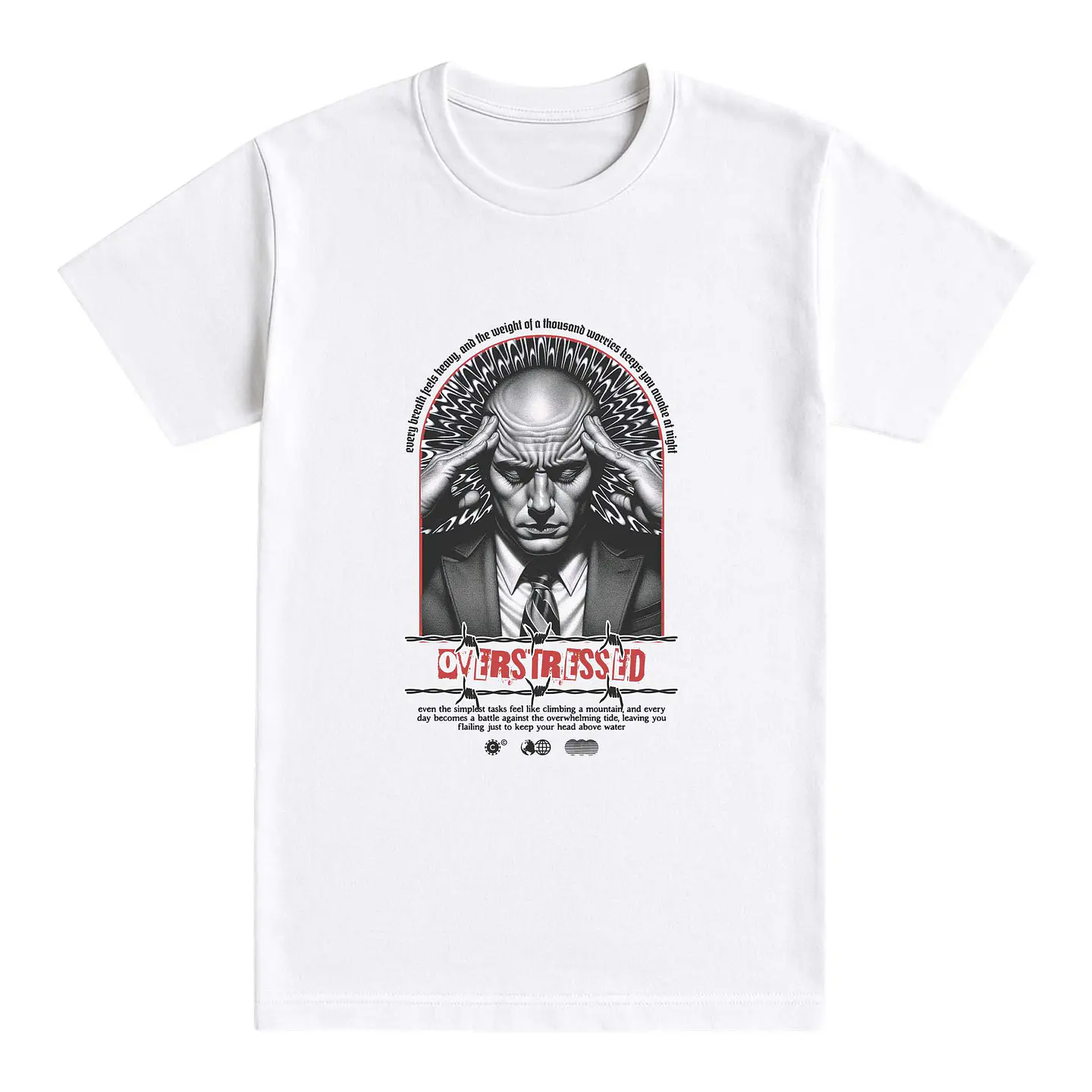 Camiseta aesthetic – Overstressed 1