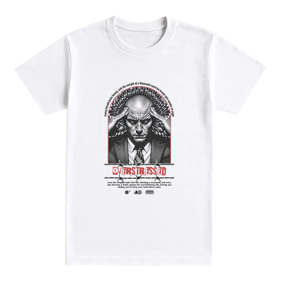 Camiseta aesthetic – Overstressed 1