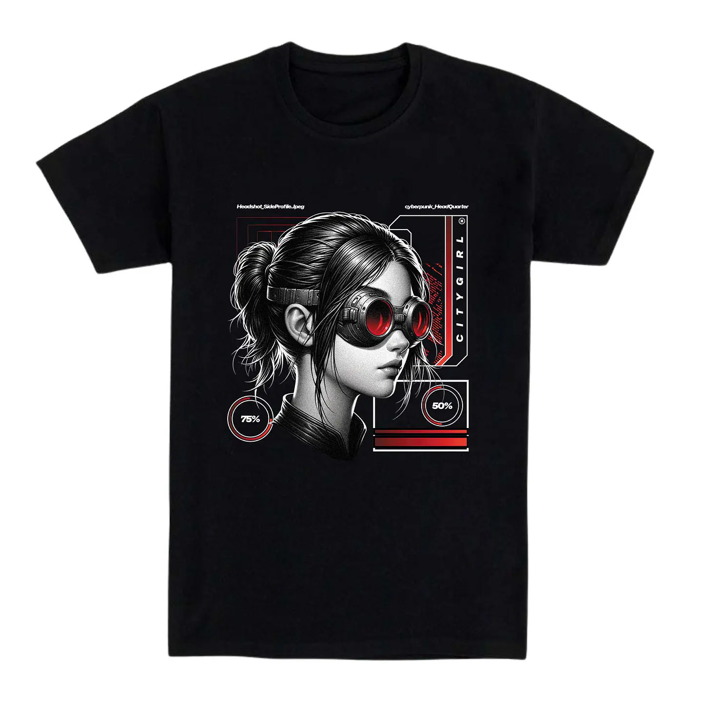 Camiseta aesthetic – City Girl Cyberpunk 1