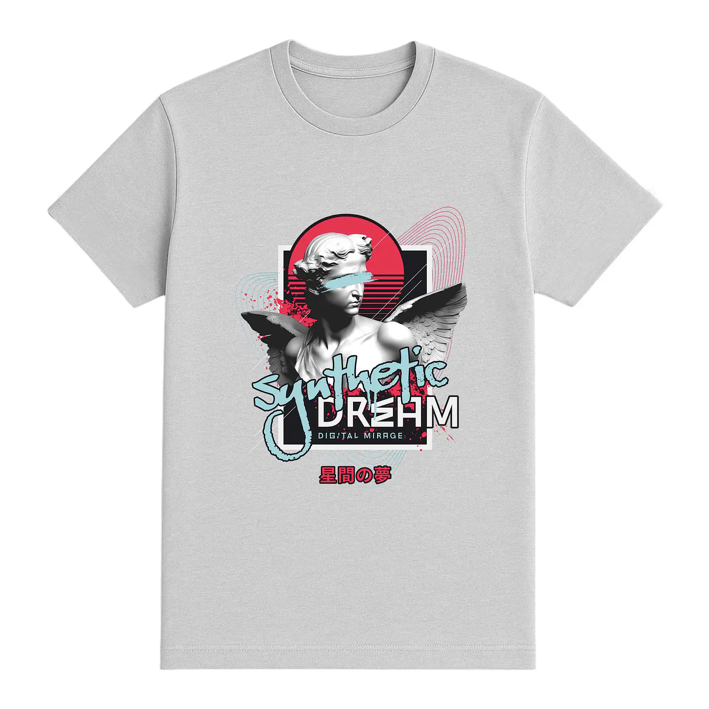 Camiseta festivalera – Synthetic dream: espejismo digital 1