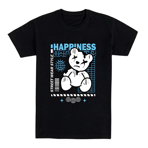 Camiseta oso – Happiness