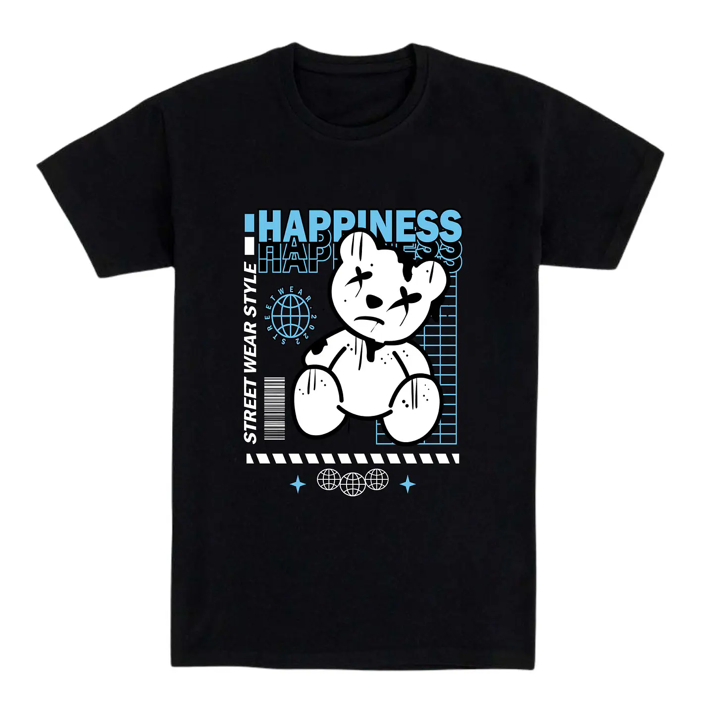 Camiseta oso – Happiness 1