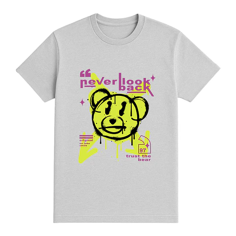 Camiseta oso – Never Look Back