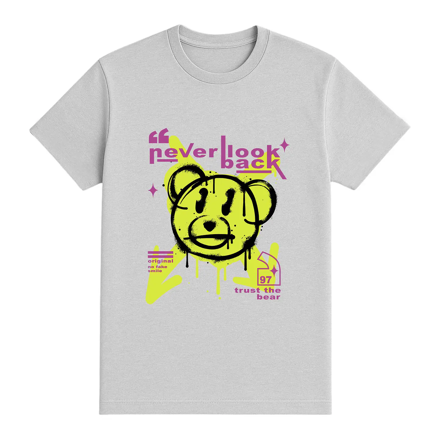 Camiseta oso – Never Look Back 1