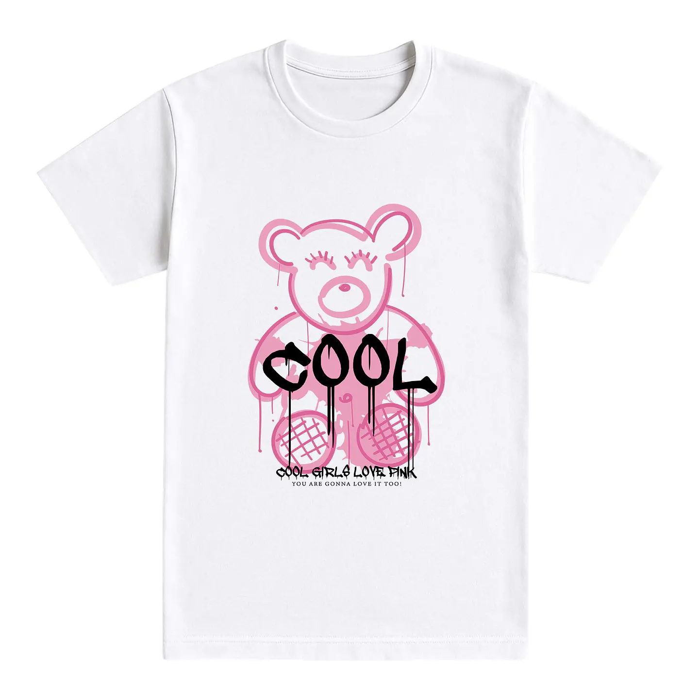 Camiseta oso – Cool Girls Love Pink 1