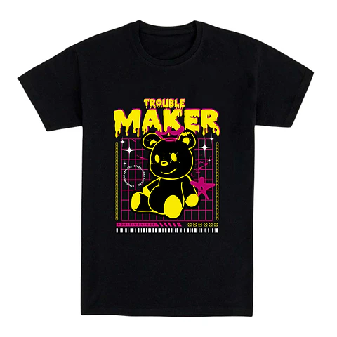 Camiseta oso – Troublemaker