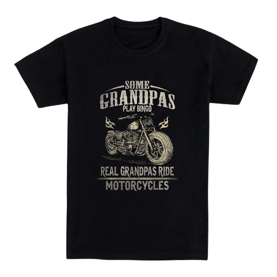 Camiseta motero – Real Grandpas Ride 1