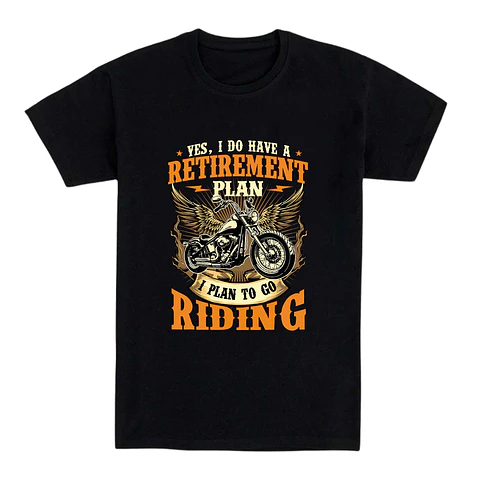 Camiseta motero – Retirement Plan