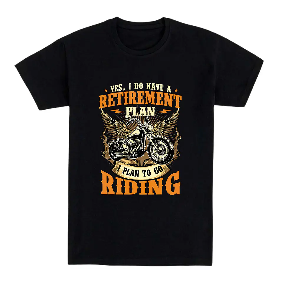 Camiseta motero – Retirement Plan 1