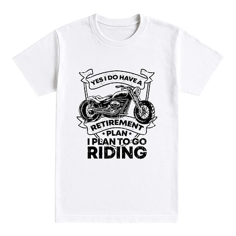Camiseta motero – Plan de retiro