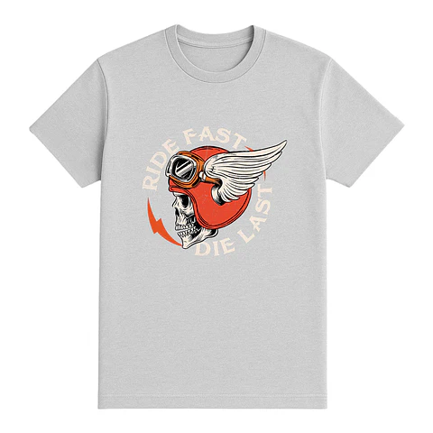 Camiseta motero – Ride Fast Die Last