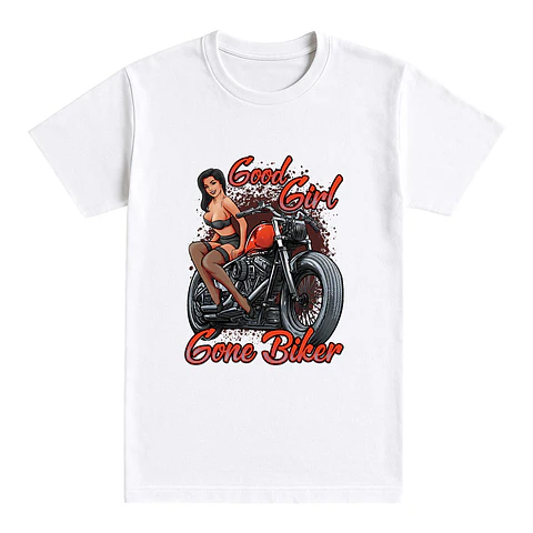 Camiseta motero – Good Girl Gone Biker