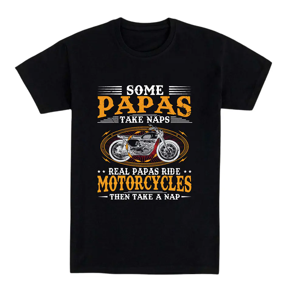 Camiseta motero – Papás moteros 1
