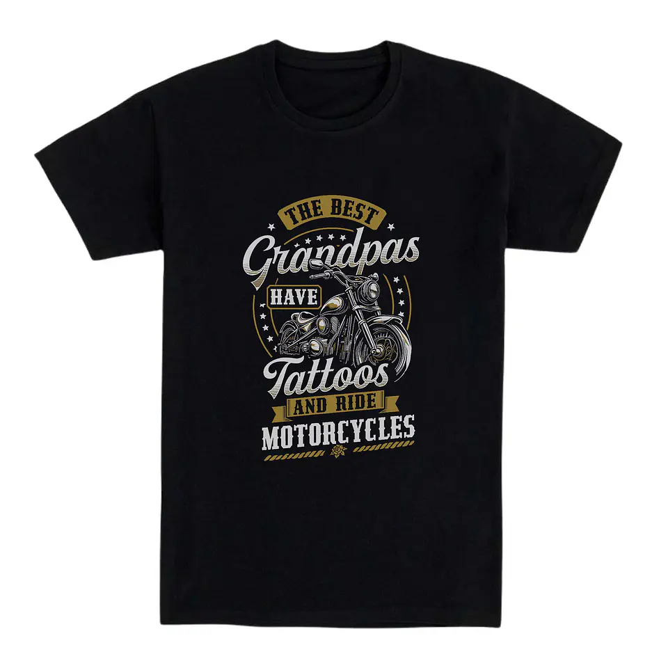 Camiseta motero – Grandpas with Tattoos 1