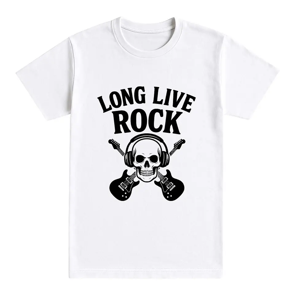 Camiseta rockera – Long Live Rock 1